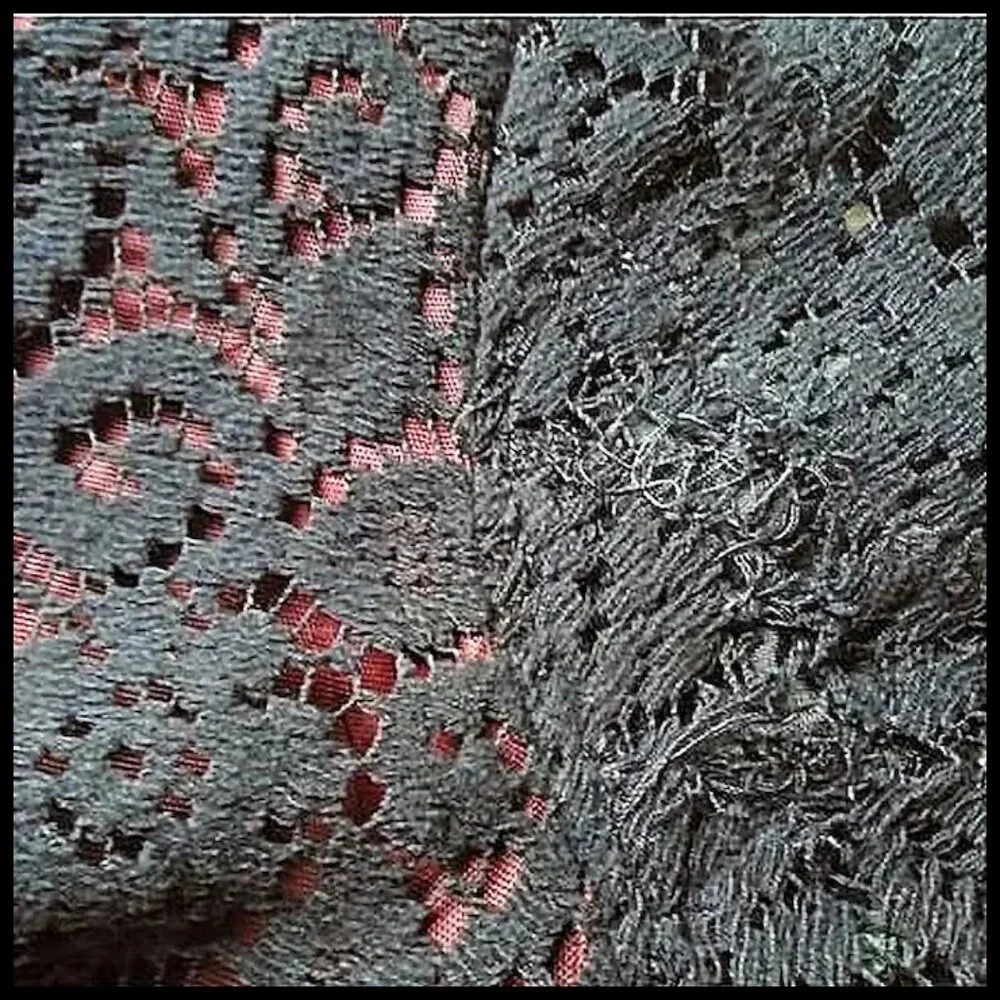 Vintage Little Black Lace Sheath Long Sleeve Cocktail Dress ~ VFG ~OOAK - Picture 5 of 13